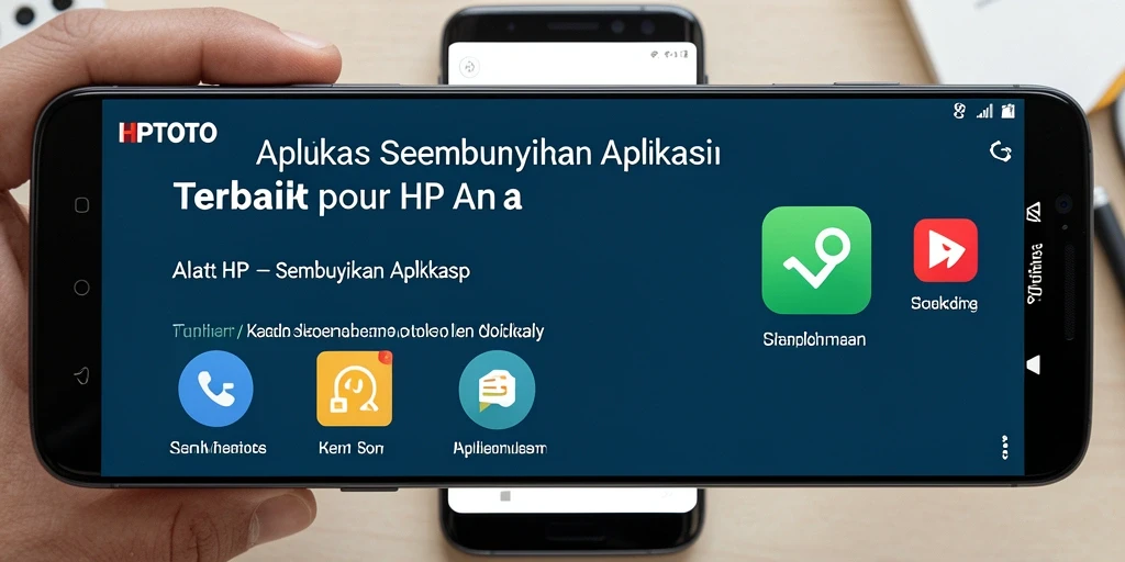Tampilan antarmuka HPTOTO yang sederhana dan efisien dalam menyembunyikan aplikasi.