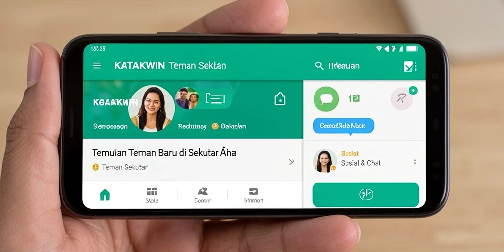 Tampilan antarmuka KATAKWIN yang menarik dan fungsional.